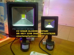 Lampu Tembak Sensor Gerak LED 10W dan 30W